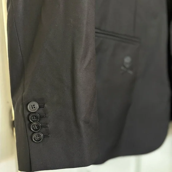 Philipp Plein Black Studded Blazer